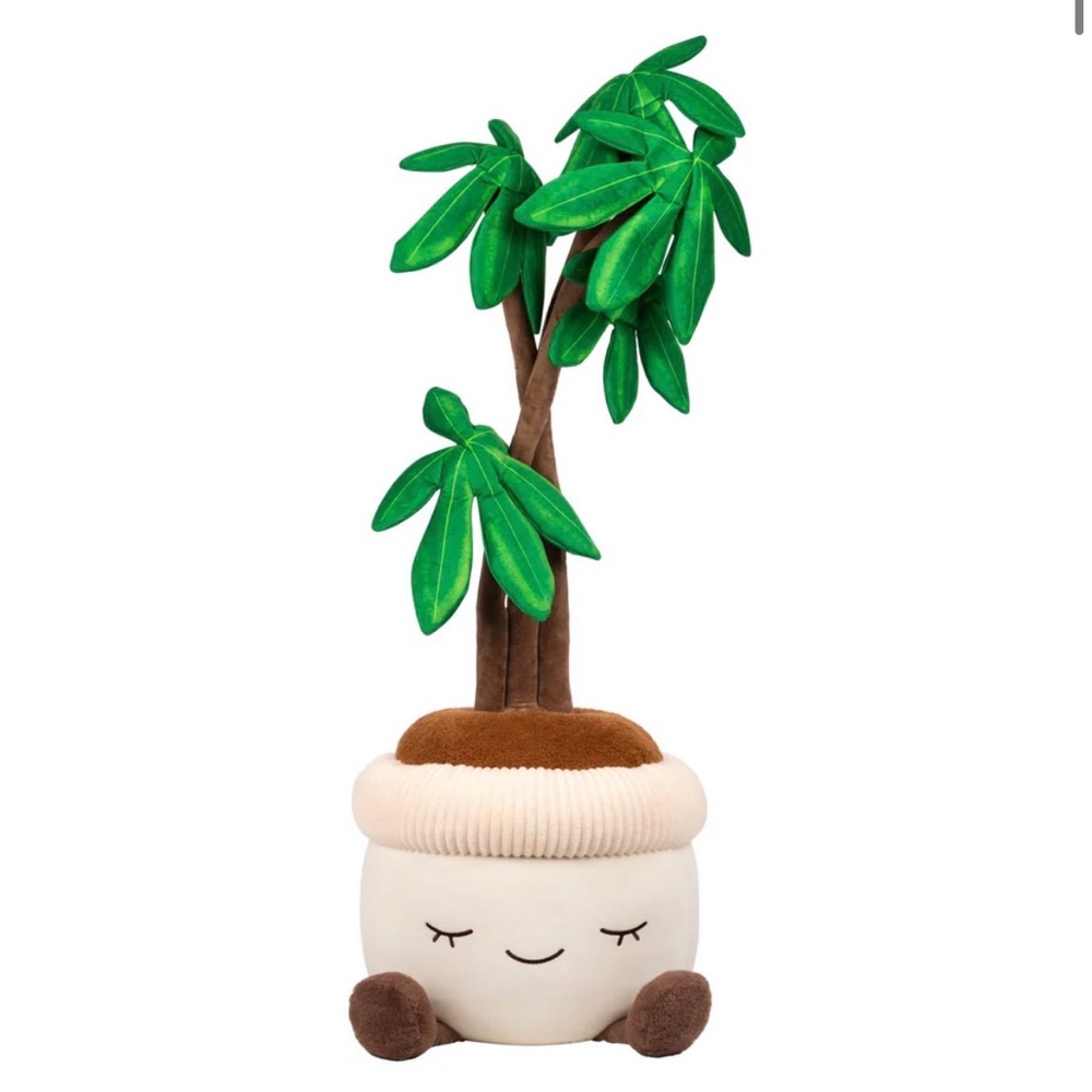 🌱 Greenhouse Russ “Money Tree” HUGE 4 FT Life Size Realistic Plant Plush BNWT